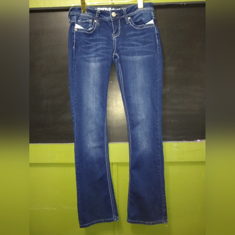 Hydraulic Dark Blue Boot Cut Jeans
